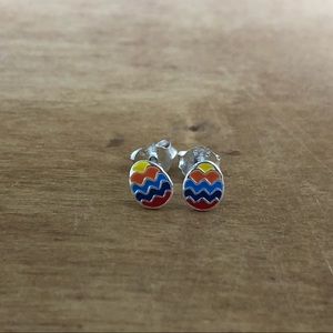 Easter egg earrings